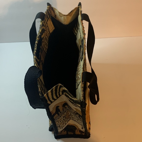 Animal Print Bag W/change Purse Approximately 12 X 12 X 5 Really Cute Used - Picture 3 of 7